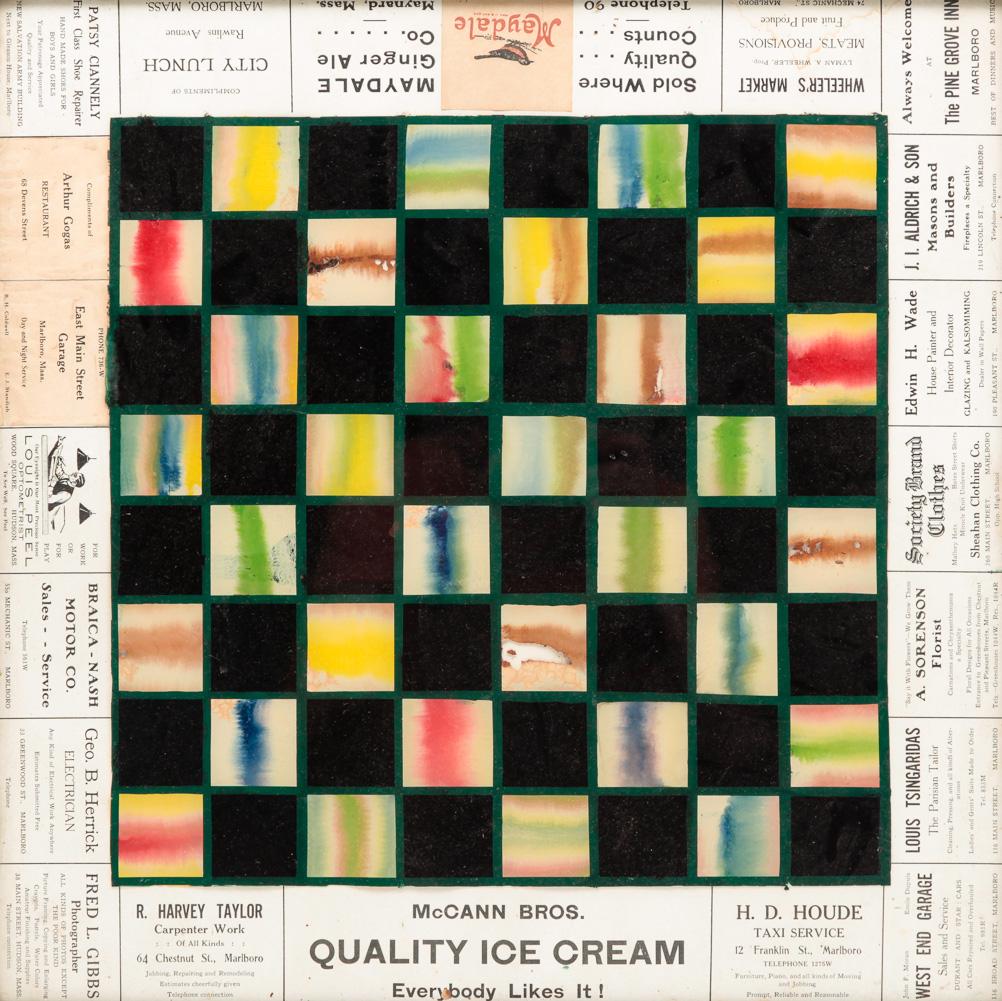 MASSACHUSETTS ADVERTISING CHECKERBOARD. (1 of 6)