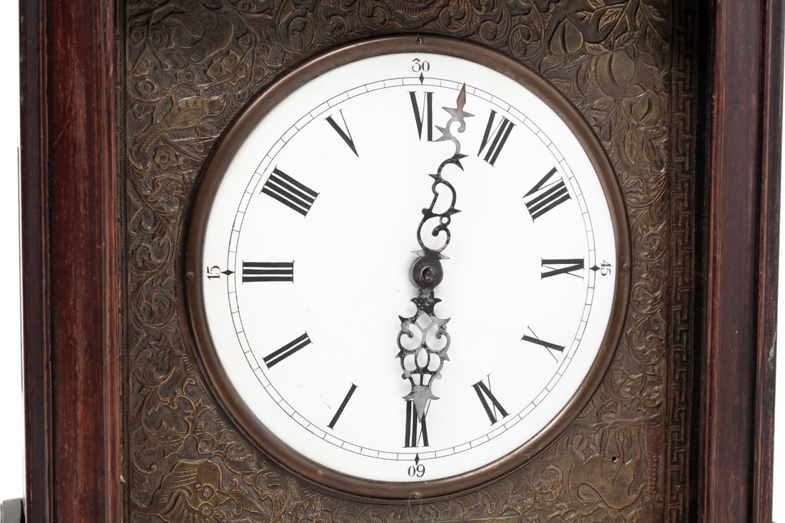 CHINESE EXPORT MANTEL CLOCK. - 2