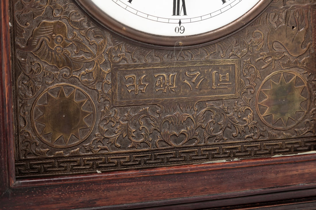 CHINESE EXPORT MANTEL CLOCK. - 3