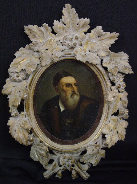 FRAMED OIL ON ARTIST BOARD PORTRAIT. Gen