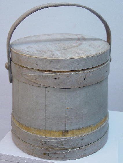 COVERED SUGAR BUCKET IN ORIGINAL GREY PA