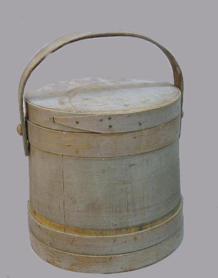 COVERED SUGAR BUCKET IN ORIGINAL GREY PA - 2