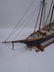948: LARGE WOODEN SAILING SHIP MODEL. Three-m - 4