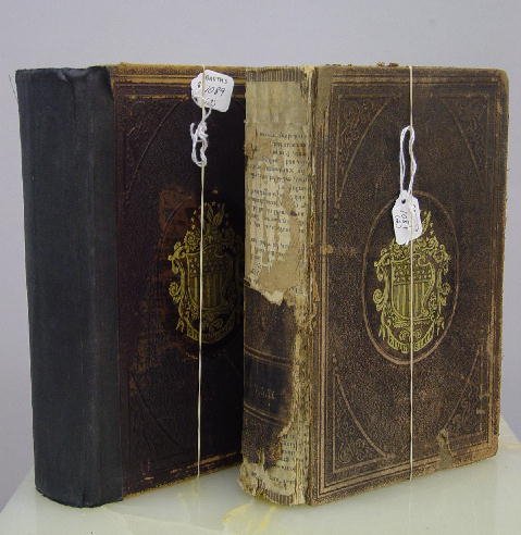 TWO VOLUMES OF INDIANA ROLL OF HONOR. P