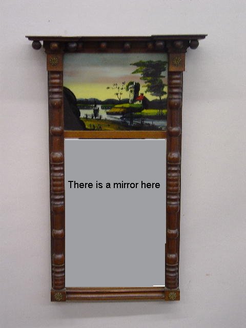 ARCHITECTURAL MIRROR WITH REVERSE GLASS