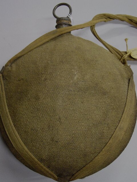 CIVIL WAR CANTEEN WITH WOOL COVERING. Mo - 2
