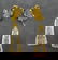 2517: TWO PAIR OF 18KYG EARRINGS. Loving Heart earrings - 4