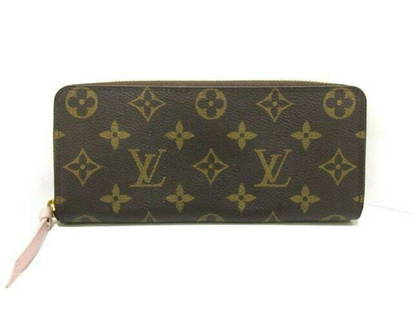 LOUIS VUITTON LONG WALLET: Brand: LOUIS VUITTONStyle: Long WalletColor: Rose BallerineMaterial: Monogram CanvasProduct Name: Portefeuille ClmenceLine: MonogramAccessories: Box,Dust BagAll Bidhaus items come with an