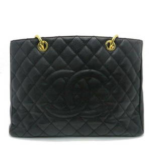 Chanel Shoulder Bag: Brand: Chanel Style: Shoulder Bag Material: Caviar Leather Color: Size: Width: 13.77 Height: 9.05 Depth: 5.11 Country of Origin: Comes With: All Bidhaus items come with a 100% money bac