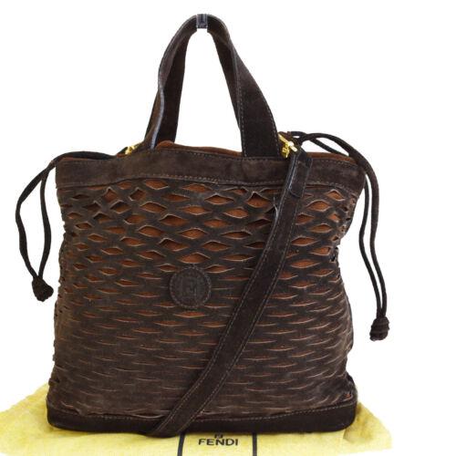Fendi Bag: Brand: Fendi Style: Shoulder Hand Bag Material: Suede Skin Leather Color: Brown Size: Medium Width: 10.6 Height: 10.2 Depth: 3.9 Country of Origin: Comes With: All Bidhaus items come with a 100% money