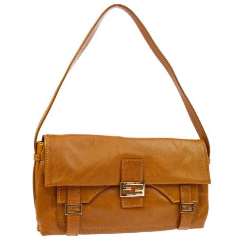 Fendi Bag: Brand: Fendi Style: Shoulder Bag Material: Leather Color: Brown Size: Medium Width: 9.1 Height: 5.5 Depth: 2.8 Country of Origin: Italy Comes With: All Bidhaus items come with a 100% money-back authen