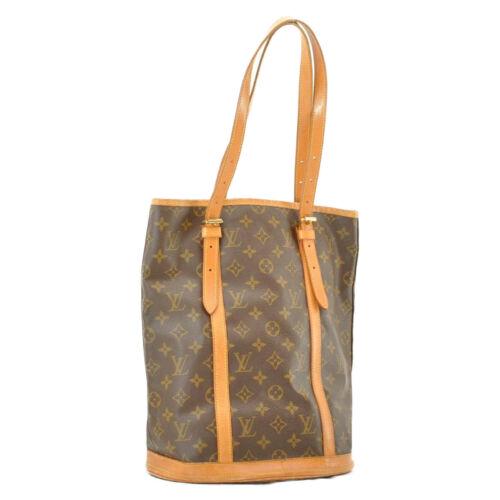 LOUIS VUITTON Bucket GM Shoulder Bag: Brand: LOUIS VUITTON Style: Shoulder Bag Material: Monogram Canvas Color: Monogram Size: W27 x H34 x D20cm / Shoulder Strap Length 33-63cm(Approx) Width: Height: Depth: Country of Origin: Comes With: 