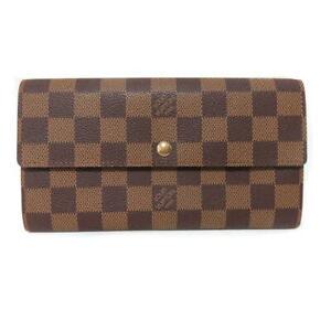 LOUIS VUITTON feuille Sarah long Wallet: Brand: LOUIS VUITTON Style: Wallet Material: Canvas Color: Brown Size: Medium Width: 7.28 Height: 4.13 Depth: 0.78 Country of Origin: France Comes With: All Bidhaus items come with a 100% money-back