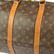 LOUIS VUITTON KEEPALL 50 TRAVEL HAND BAG - 6
