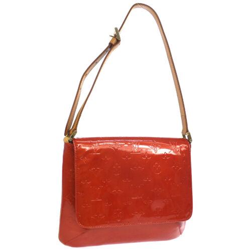 LOUIS VUITTON VERNIS THOMPSON STREET SHOULDER BAG: Brand: Louis Vuitton Style: Shoulder Bag Material: Patent Leather, Leather Color: Red Size: Width: 11 Height: 8.7 Depth: 2.8 Strap Drop:9.8 - 12.2 Country of Origin: Medium Comes With: 9.8 - 12.2 All 
