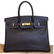 HERMES LOGO BIRKIN 35 COUCHEVEL HAND BAG