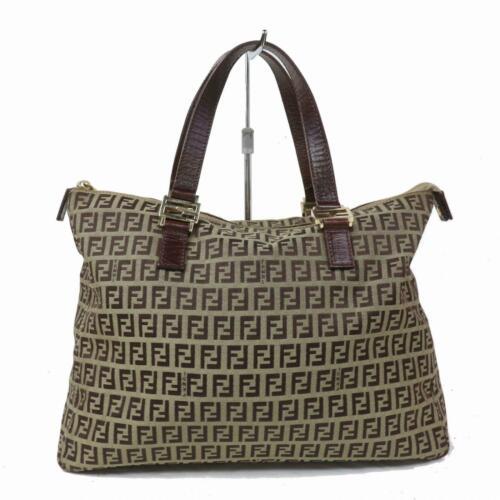 Fendi Totes: Brand: Fendi Style: Tote Bag Material: Nylon Color: Browns Size: Width: 13.3 inch(approx) /34 cm(approx) Height: 9.84 inch(approx) /25 cm(approx) Depth: 4.33 inch(approx) /11 cm(approx) Country of Ori