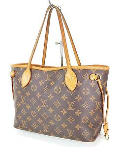 LOUIS VUITTON Neverfull PM Tote: Brand: Louis Vuitton Style: Totes & Shoppers Material: Coated canvas Color: Browns Size: Width: 11 Height: 8.25 Depth: 5.1 Country of Origin: Small Comes With: All Bidhaus items come with a 100% money