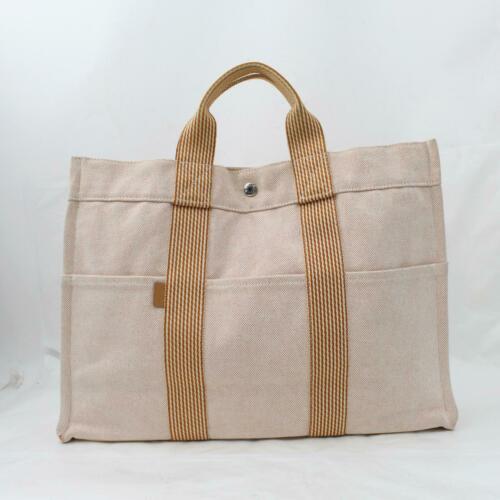 Hermes Tote New Fourre Tout Tote: Brand: Hermes Style: Tote Bag Material: Canvas Color: Beiges Size: Width: 16.9 inch(approx) /43 cm(approx) Height: 11.8 inch(approx) /30 cm(approx) Depth: 3.93 inch(approx) /10 cm(approx) Country of O