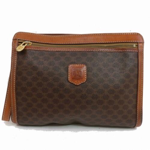 CELINE Second Bag: Brand: CELINE Style: Second Bag Material: Macadam PVC Color: Size: Width: 9.84 inch(approx) /25 cm(approx) Height: 7.48 inch(approx) /19 cm(approx) Depth: 2.16 inch(approx) /5.5 cm(approx) Country of