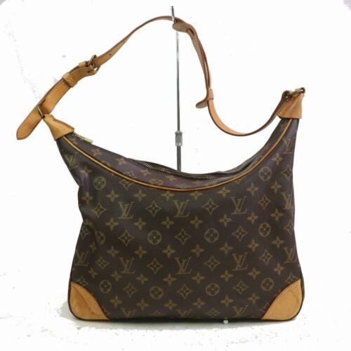 Authenticentic Louis Vuitton Shoulder Bag Boulogne 35: Brand: Louis Vuitton Style: Shoulder Bag Material: Monogram Color: Browns Size: Width: 11.8 inch(approx) /30 cm(approx) Height: 11.0 inch(approx) /28 cm(approx) Depth: 3.54 inch(approx) /9 cm(approx) 