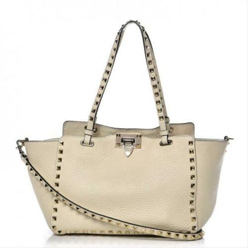 Authentic Valentino Small Rockstud: Brand: Valentino Garavani Style: Tote Material: Leather Color: White Size: 7.25" Width: Small Height: 8" Depth: 4.5" Strap Drop: 12" Country of Origin: Italy Comes With: All Bidhaus items