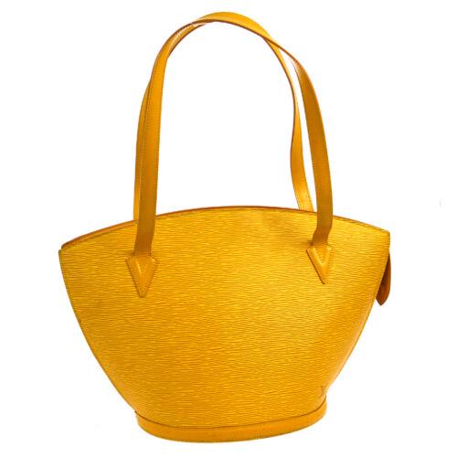 LOUIS VUITTON SAINT JACQUES bag: Brand: Louis Vuitton Style: Totes & Shoppers Material: Epi Leather Color: Yellow Size: Width: Medium Height: 11.8 Depth: 5.9 Strap Drop: 10.2 Country of Origin: France Comes With: 10.2 All Bidhaus ite