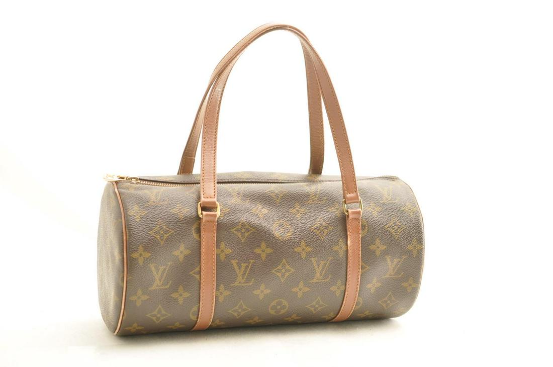 LOUIS VUITTON Monogram Papillon 30 Old Model Hand Bag: Brand: LOUIS VUITTON Style: Hand Bag Material: Monogram Canvas Color: Monogram Size (Inches): W11.8 x H5.9 x D5.9 / W6.1 x H2.4 x D2.4"(Approx) Country of Origin: France Exterior Condition: Monogram C