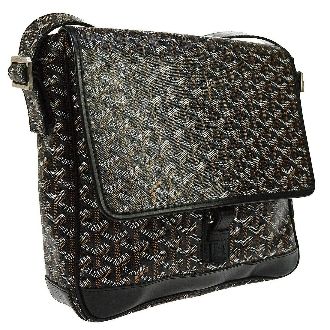 blue goyard messenger bag