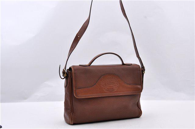 Authentic BURBERRYs Vintage Leather Shoulder Hand Bag: Brand: BURBERRYs Material: Leather Style: Shoulder Bag Color: Brown Size(inch): W11 x H8.3 x D3.3" / Strap Drop 12.2-18.1"(Approx) Country of Origin: - Accessory: There is no ItemBox and DustBag.We wi