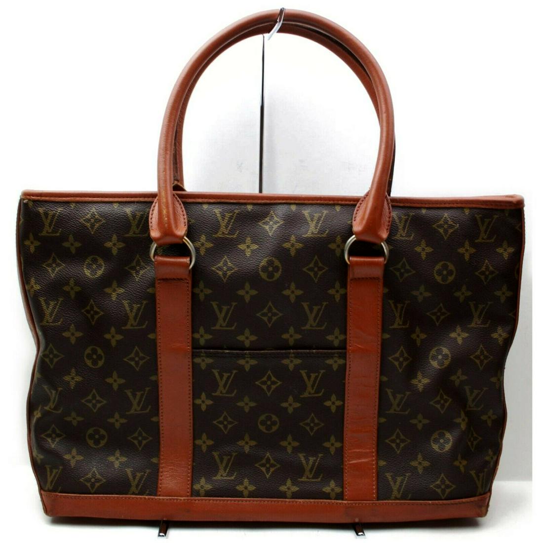 Authentic LOUIS VUITTON Monogram Tote Bag: Brand: LOUIS VUITTONMaterial: MonogramStyle: Tote BagColor: BrownsSize(inch): W15.7 inch(approx) /40 cm(approx) x H11.4 inch(approx) /29 cm(approx) x D3.93 inch(approx) /10 cm(approx) "Country of Orig