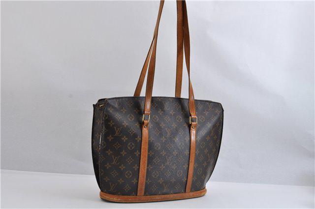 Authentic LOUIS VUITTON Monogram Babylone Tote Bag: Brand: LOUIS VUITTON Material: Monogram Canvas Style: Tote Bag Color: Brown Size(inch): W16.1xH11.4xD4.3"/Strap Drop 12.6"(Approx) Country of Origin: France Accessory: There is no ItemBox and DustBag.