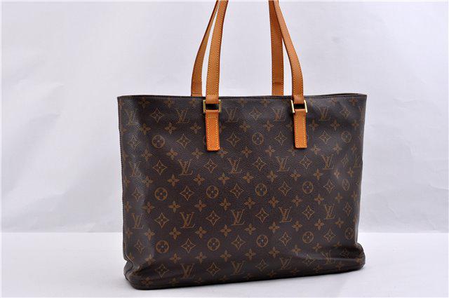 Authentic LOUIS VUITTON Monogram Luco: Brand: LOUIS VUITTON Material: Monogram Canvas Style: Tote Bag Color: Brown Size(inch): W15.7xH11.8xD3.9"/Strap Drop 9.8"(Approx) Country of Origin: France Accessory: There is no ItemBox and DustBag.W