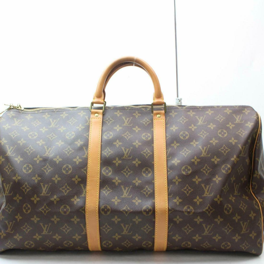 Authentic LOUIS VUITTON monogram boston Bag: Brand: LOUIS VUITTON Material: Monogram Style: Boston Bag Color: Browns Size(inch): W21.6 inch(approx) /55 cm(approx) x H12.2 inch(approx) /31 cm(approx) x D9.44 inch(approx) /24 cm(approx) " Country