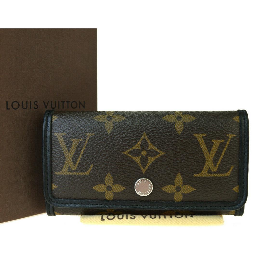 Authentic LOUIS VUITTON Monogram Leather Wallet: Brand: LOUIS VUITTON Material: Monogram Leather Style: Wallet Color: Brown Size(inch): W 4.7 x H 2.4 x D 0.6 "(approx.) Country of Origin: France Come with: Dust bag,Box All Bidhaus items come with a