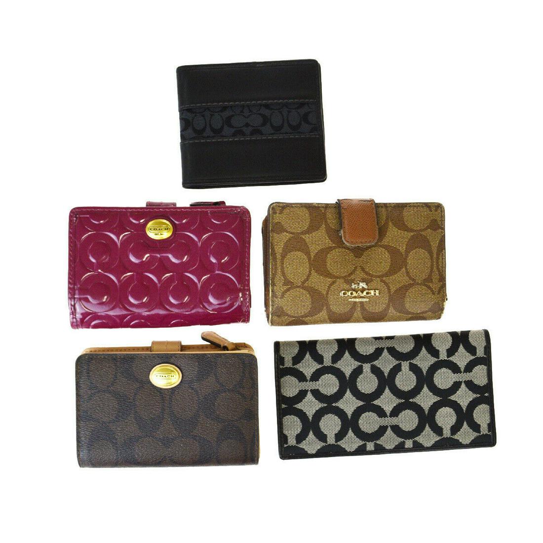 Authentic COACH Patent leather, PVC, Canvas: Brand: COACH Material: Patent leather, PVC, Canvas Color: Beige, Black, Brown, Purple Country of Origin: Unknown All Bidhaus items come with a 100% money-back authenticity guarantee. Please refer to i