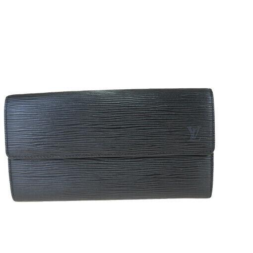 Authentic LOUIS VUITTON Pochette Porto Monet Credit: Brand: LOUIS VUITTON Material: Epi leather Color: Noir Size (HxWxD): 10.5cm x 19.2cm x 2cm / 4.13'' x 7.55'' x 0.78'' Country of Origin: Spain All Bidhaus items come with a 100% money-back authenticit