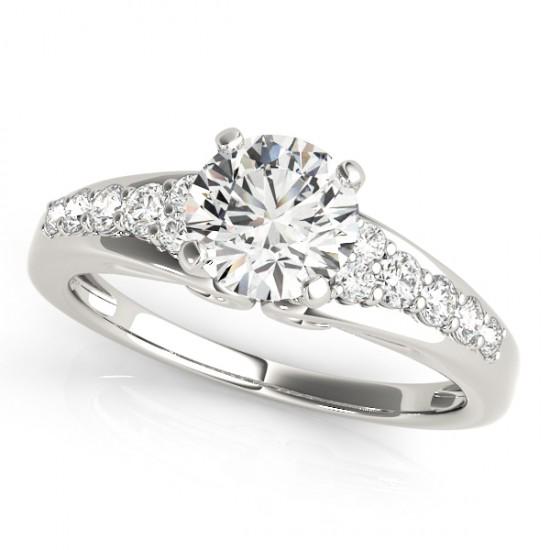 0.9 ctw Certified VS/SI Diamond Solitaire Ring 14k: 0.9 ctw Certified VS/SI Diamond Solitaire Ring 14k White Gold Designer Brand Luxury Jewelry, made in the USA Suggested Retail Price: $7,500 Factory offers perfect factory sizing, for all rings & custo