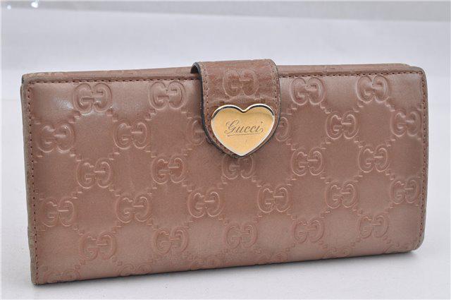 Authentic GUCCI Leather Wallet: Brand: GUCCI Material: Leather Style: Wallet Color: Pink Size(inch): W7.5 x H3.7 x D1"(Approx) Country of Origin: Italy Accessory: There is no ItemBox and DustBag.We will send only in photo. All Bidha