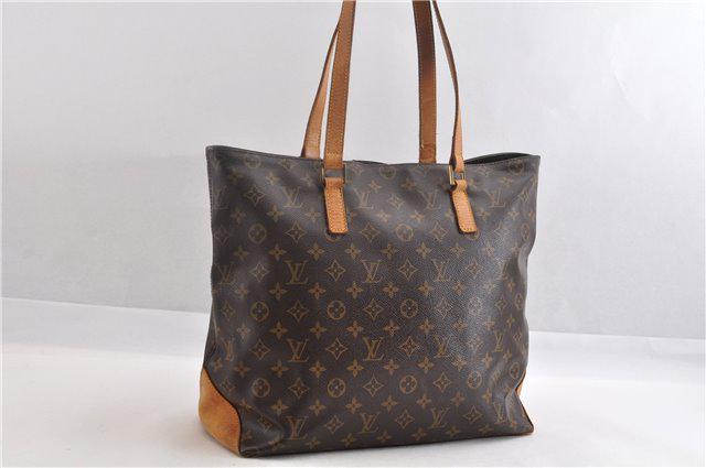 Authentic LOUIS VUITTON CABAS MEZZO Monogram Canvas: Brand: LOUIS VUITTON Material: Monogram Canvas Style: Tote Bag Color: Brown Size(inch): W15xH13xD6.3"/Strap Drop 10.2"(Approx) Country of Origin: France Accessory: There is no ItemBox and DustBag.We w