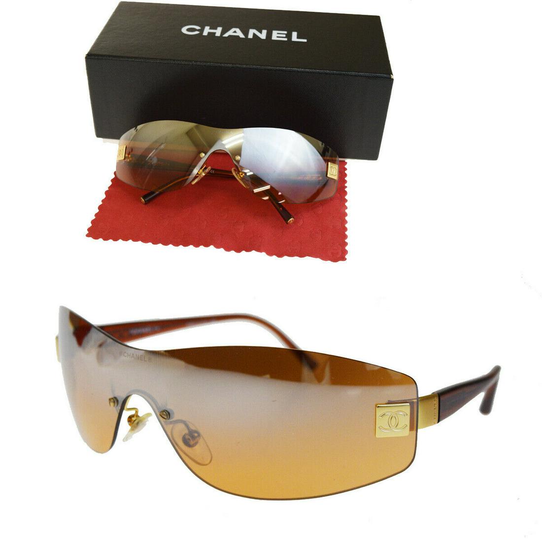 Authentic CHANEL Sunglasses: Brand: CHANEL Style: Sunglasses Country of Origin: France Come with: ,Cloth,Box All Bidhaus items come with a 100% money-back authenticity guarantee. Please refer to images carefully for condition det