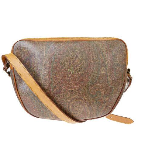 Authentic ETRO PVC, Leather Shoulder bag: Brand: ETRO Material: PVC, Leather Style: Shoulder bag Color: Bordeaux Size (HxWxD): 20cm x 27cm x 7cm / 7.87'' x 10.62'' x 2.75'' Country of Origin: Italy All Bidhaus items come with a 100% money-bac