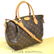 Authentic LOUIS VUITTON Canvas Hand Bag
