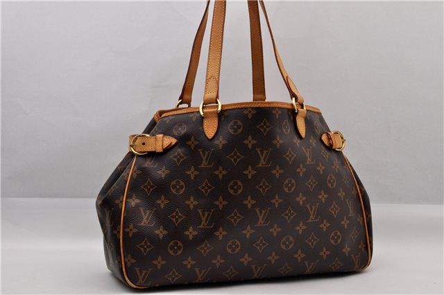 Authentic LOUIS VUITTON BATIGNOLLES Monogram Canvas: Brand: LOUIS VUITTON Material: Monogram Canvas Style: Tote Bag Color: Brown Size(inch): W15.3 x H9.4 x D4.7" / Handle Drop 9.4"(Approx) Country of Origin: France Accessory: There is no ItemBox and Dus