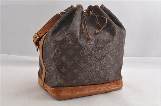 Authentic LOUIS VUITTON NOE Monogram Canvas Shoulder: Brand: LOUIS VUITTON Material: Monogram Canvas Style: Shoulder Bag Color: Brown Size(inch): W10xH13.5xD7.5"/Strap Drop 9.4-11.4"(Approx) Country of Origin: France Accessory: There is no ItemBox and Du