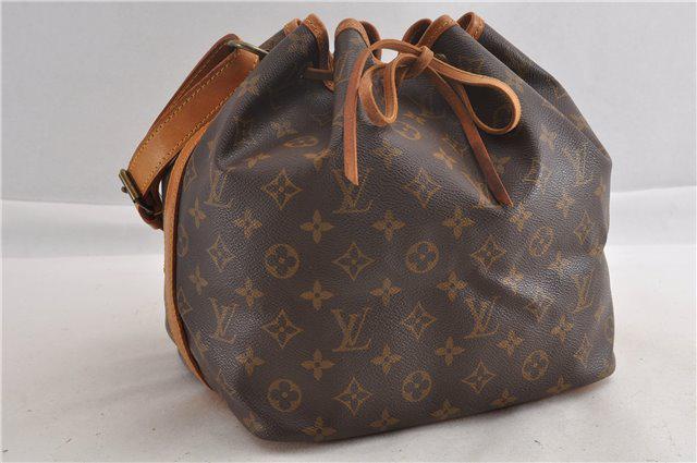 Authentic LOUIS VUITTON NOE Monogram Canvas Shoulder: Brand: LOUIS VUITTON Material: Monogram Canvas Style: Shoulder Bag Color: Brown Size(inch): W9.8xH10.5xD7.5"/Strap Drop 7.9-11"(Approx) Country of Origin: France Accessory: There is no ItemBox and Dus