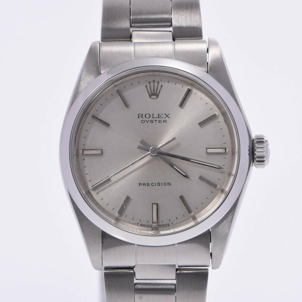 Authentic ROLEX Stainless Steel watch: Brand: ROLEX Material: Stainless Steel Style: watch Color: SilverSilver Size: Case side:1.3'' / 33mmArm around:7.3'' / 18.5cm All Bidhaus items come with a 100% money-back authenticity guarantee. Plea