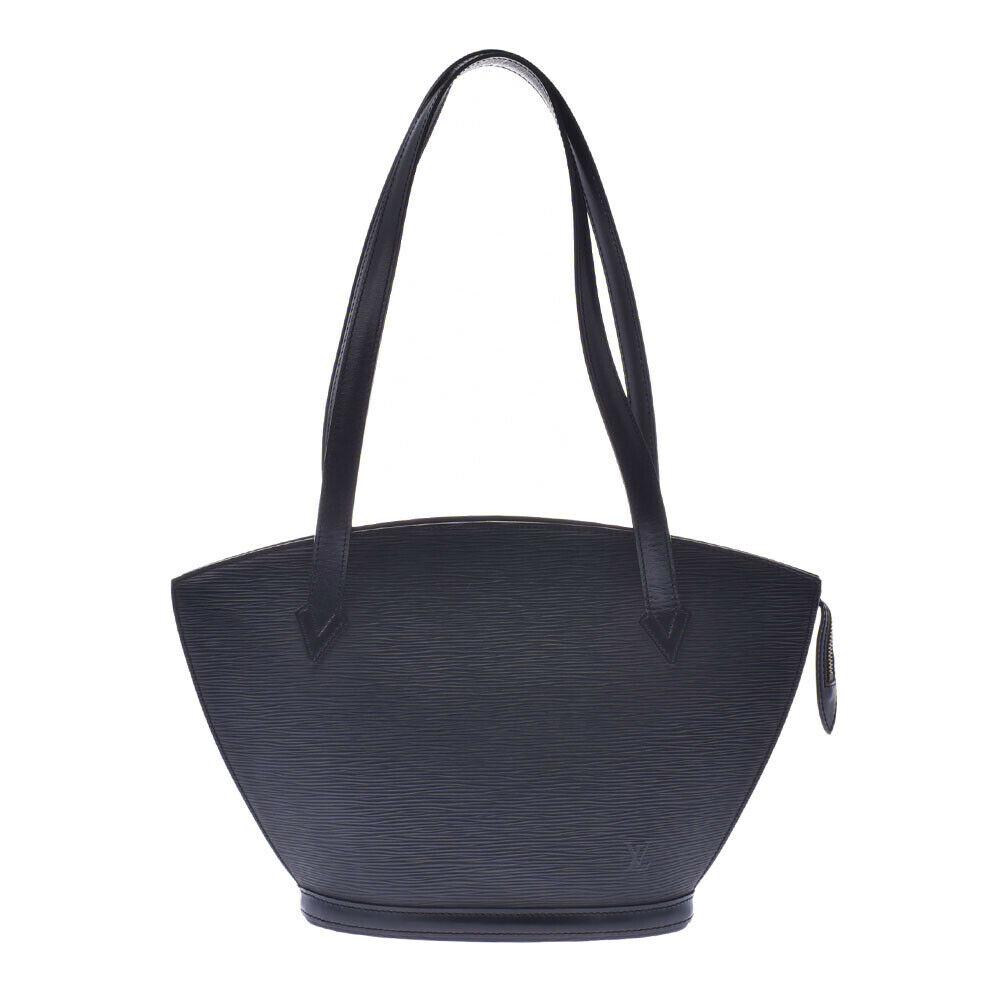 Authentic LOUIS VUITTON SAINT JACQUES Bag: Brand: LOUIS VUITTON Style: Bag Color: Black Size: H:9.6'' x W:9.1''(Bottom-bag opening) x D:3.9''(maximum) / H:24.5cm x W:23-37.5cm(Bottom-bag opening) x D:10cm(maximum) Shoulder:27.6'' / 70cm All Bi