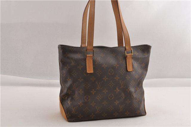 Authentic LOUIS VUITTON CABAS PIANO Monogram Canvas: Brand: LOUIS VUITTON Material: Monogram Canvas Style: Tote Bag Color: Brown Size(inch): W12.6xH9.5xD4.7"/Strap Drop 8.7"(Approx) Country of Origin: France Accessory: There is no ItemBox and DustBag.We