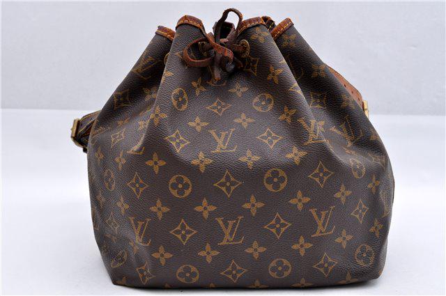 Authentic LOUIS VUITTON NOE Monogram Canvas Shoulder: Brand: LOUIS VUITTON Material: Monogram Canvas Style: Shoulder Bag Color: Brown Size(inch): W9.8xH10.5xD7.5"/Strap Drop 7.9-11"(Approx) Country of Origin: France Accessory: There is no ItemBox and Dus